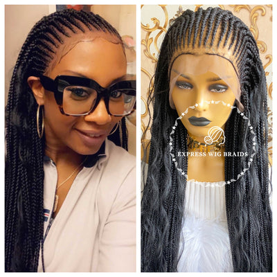 Cornrow Braids | Cornrow Wig | Cornrow Braided Wigs With Baby Hair ...