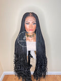 Bohemian Knotless Braids Goddess - London - Express Wig Braids