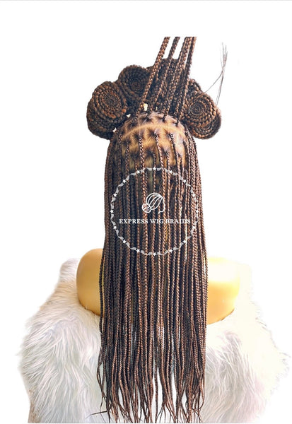 Knotless Braid Wig | HD Knotless Braid Wigs : Express Wig Braids™