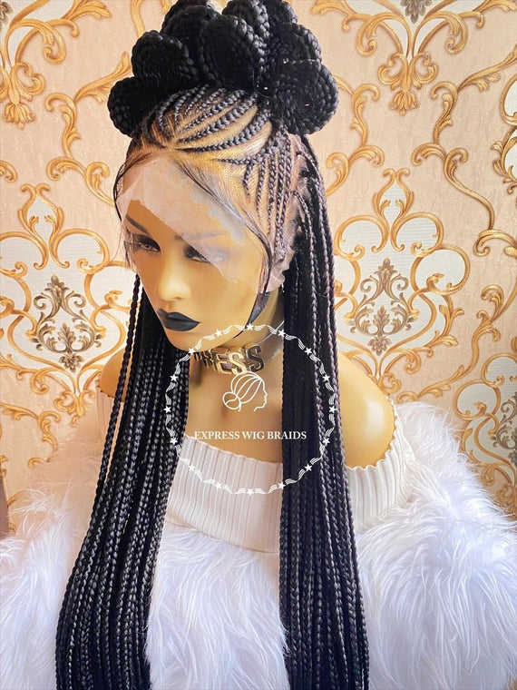 Dynamic Braids Under Wig View for Your Screen Dynamic Braids Under Wig View for Your Screen