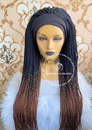 Braided Headband Wigs | Braided Hat Wig : Express Wig Braids™