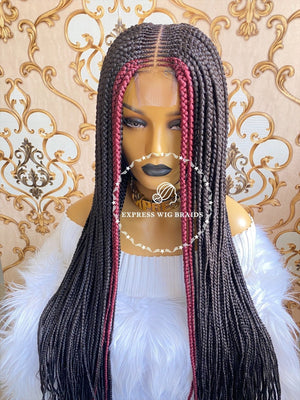 Ready To Ship Braided Wigs | Braid Wigs With Baby Hair | Braided Wig ...