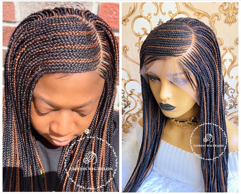 Cornrow Braid Wig - Amelia - Express Wig Braids