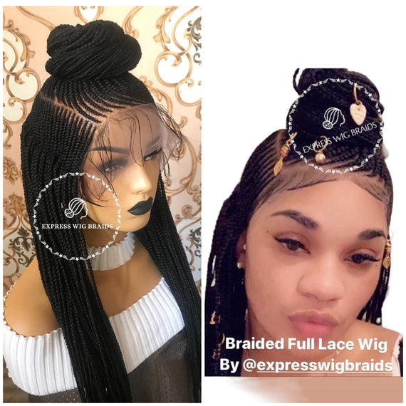 African American Braided Wigs Cornrow Wig Express Wig Braids™