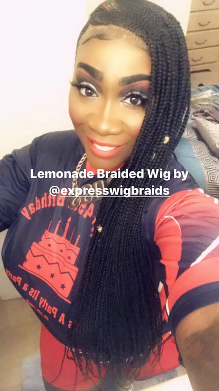 Express Wig Braids Cornrow Lemonade Jane. Braid Wigs Express