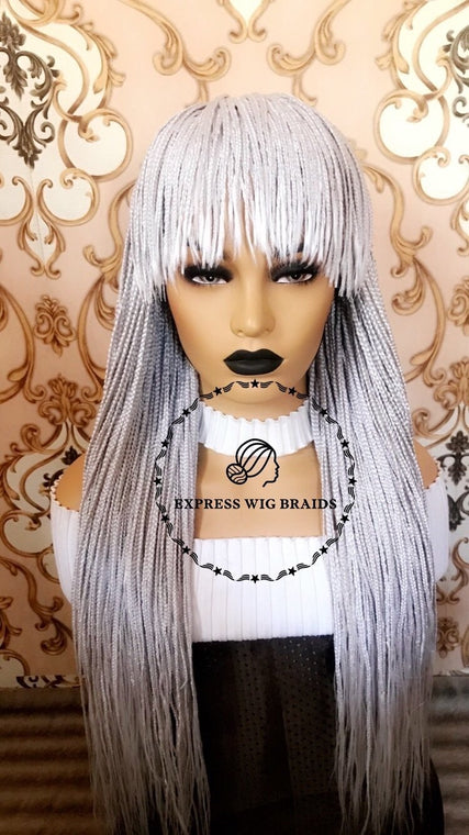 Express Wig Braids: Fringe Box Braids-Mary Realistic Braided