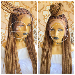 Full Lace Wig Knotless Braids Cornrow-Irene - Express Wig Braids