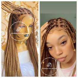 Full Lace Wig Knotless Braids Cornrow-Irene - Express Wig Braids