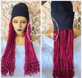 Hat Wig-Melanie - Express Wig Braids