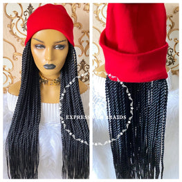 Hat Wig-Regina - Express Wig Braids