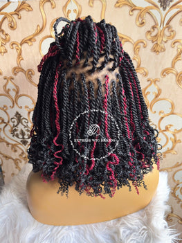 HD Full Lace Kinky Curly Twist-Isabel - Express Wig Braids