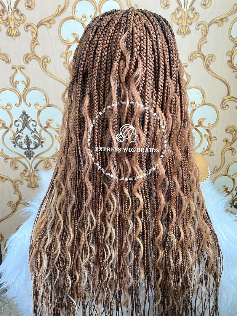I GAVE MYSELF GINGER KNOTLESS BOHO BRAIDS Chile!, ft. Ywigs