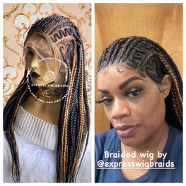 Knotless Braid Cornrow-Armani - Express Wig Braids