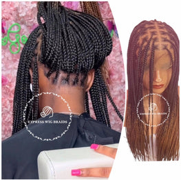 Knotless Braid Wig - Gem Full Lace - Express Wig Braids
