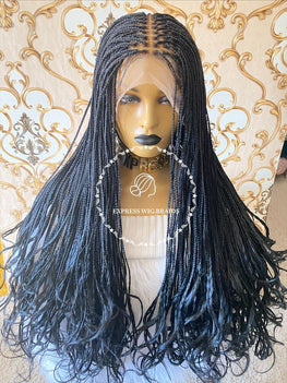 Knotless Micro Curly Braids-Rita - Express Wig Braids