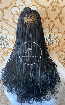Knotless Micro Curly Braids-Rita - Express Wig Braids