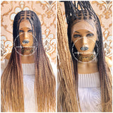 Knotless Ombré 3 Tone-Briana Full Lace - Express Wig Braids