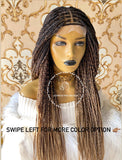 Knotless Ombré-Briana Full Lace 1 - Express Wig Braids