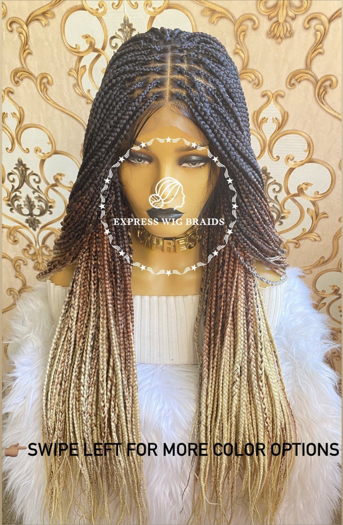 Knotless Ombré-Briana Full Lace - Express Wig Braids