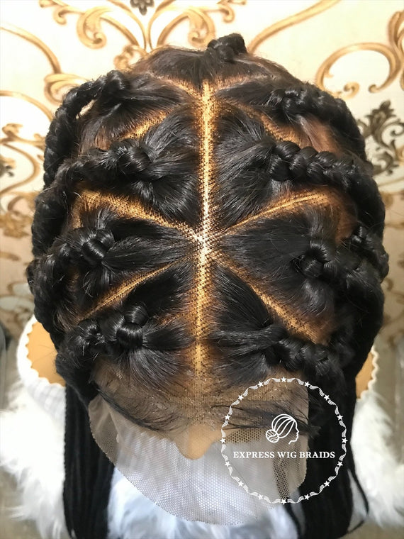 Knotless Triangle-Beth - Express Wig Braids