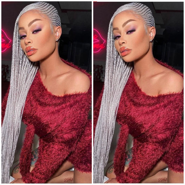 Express Wig Braids: Cornrow Braided Wig / Natural Cornrows - Express ...