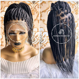 Lightweight Medium Box Braids Full Lace-Diva - Express Wig Braids