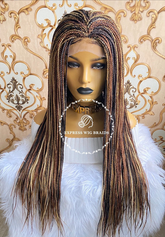 Micro Braid Lace Front Wigs | Micro Box Braids - Express Wig Braids™