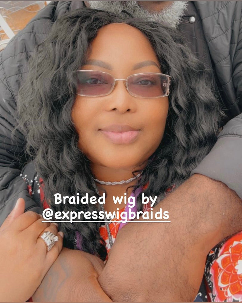 Bohemian Knotless Braid Wigs Custom Goddess Box Braids Wig for Sale