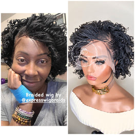 Micro Short Curly Braids - Esther - Express Wig Braids