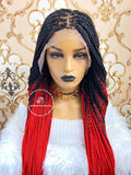 No Part Knotless Braids Wig Alice Full Lace - Express Wig Braids