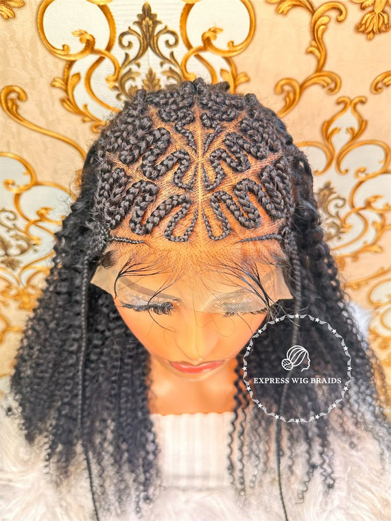 Virgin Hair Cornrow Kinky-Zig Zag - Express Wig Braids